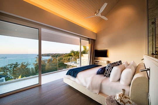Guest bedroom three with stunning view